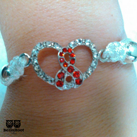 Red Ribbon Bracelet 